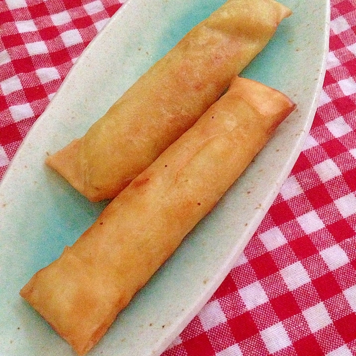 春巻きの皮で!スティックスイートポテトパイ♡